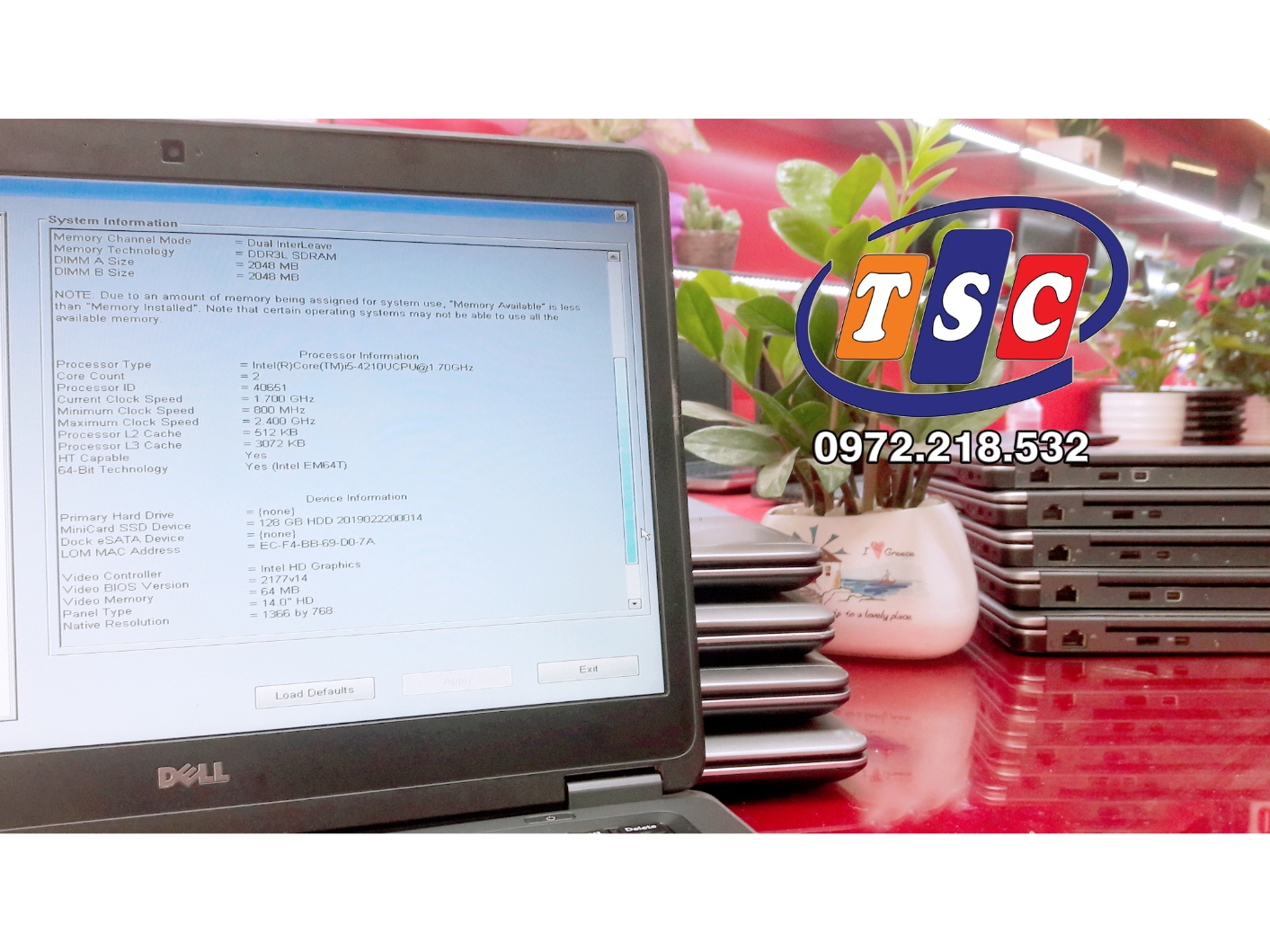 Dell Latitude E7440 | i5-4300U | Ram 4GB | SSD 128GB | 14 inch HD