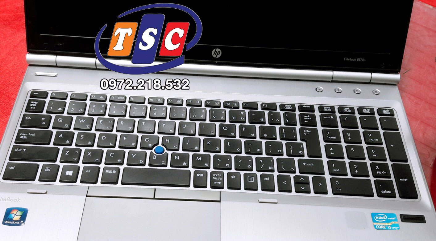Laptop Hp Elitebook 8570p | i5 3320M | RAM 4G | HDD 250G | 15.6” HD | VGA RỜI AMD 7570M