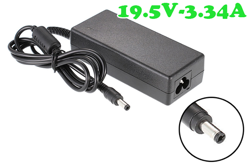 Sạc Laptop Dell 19.5V - 3.34A chân thường loại thường, sạc laptop tại thanh hóa