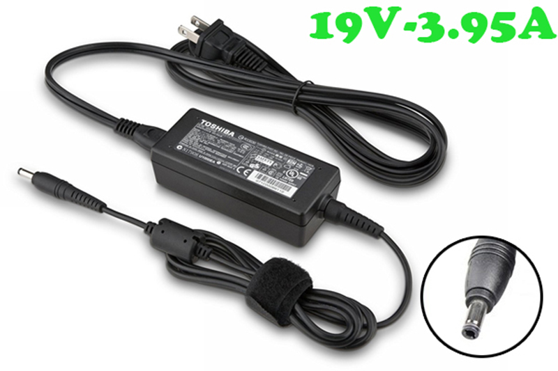 Sạc Laptop Toshiba 19V - 3.95A chân thường loại thường, sạc laptop tại thanh hóa